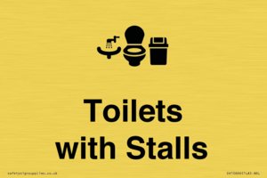 Toilets: Stalls and Wash Basin with Sanitary Bin